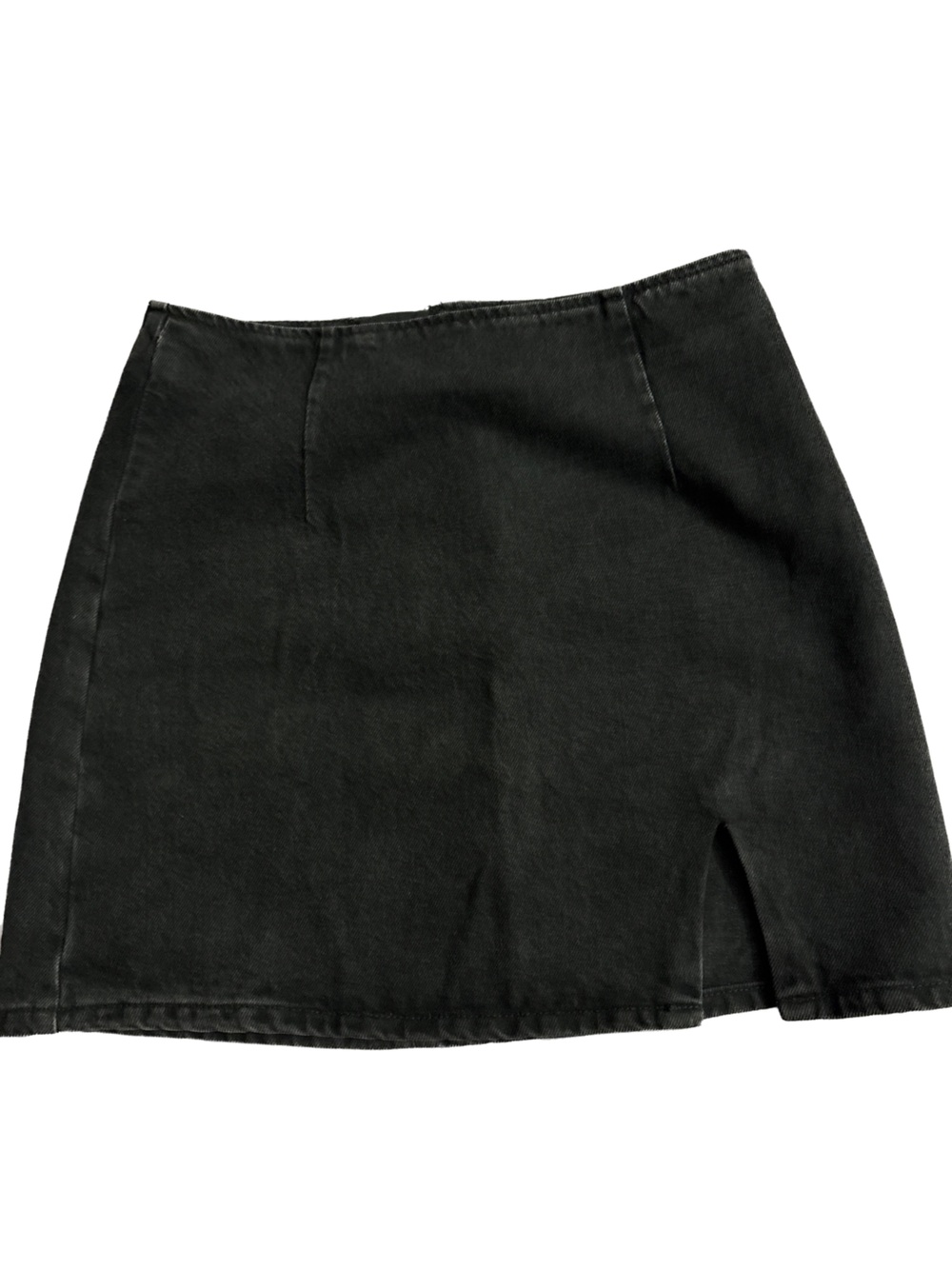 ASOS Black Mini Skirt with Front Slit